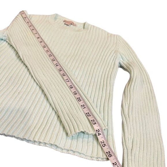 J. Crew Women's Cotton Sweater in Mint Size Medium - Picture 9 of 9
